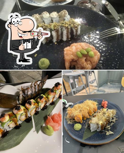 Prenditi le varie opzioni di sushi