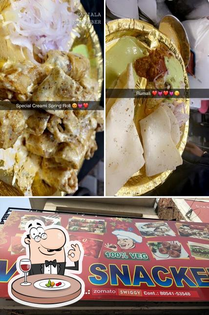 Food at Henry Veg Snackers