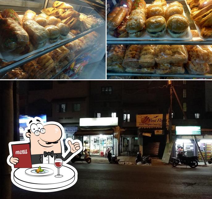 The picture of National Bakery’s food and interior