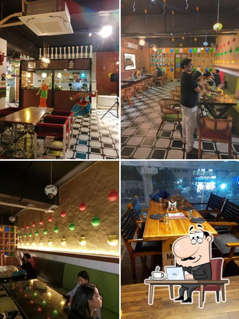 The interior of Pind Restaurant