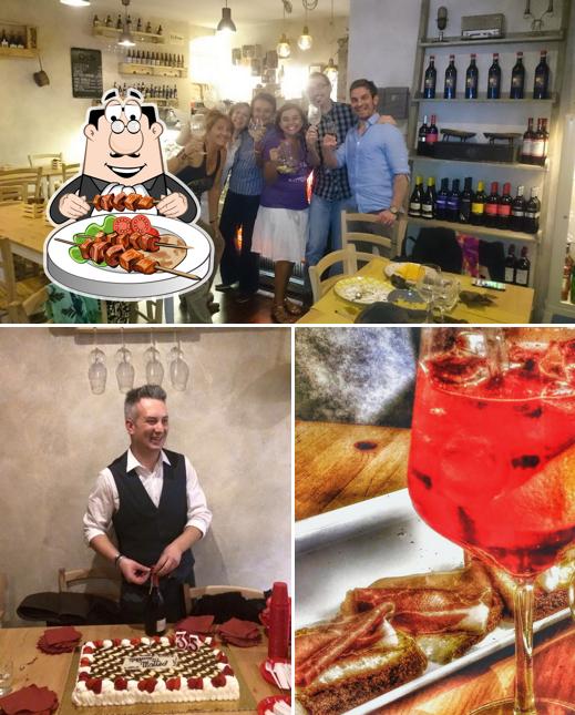 Guarda la immagine che presenta la cibo e tavolo da pranzo di al Dès