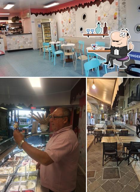 Gli interni di parad'icecream gelateria artigianale