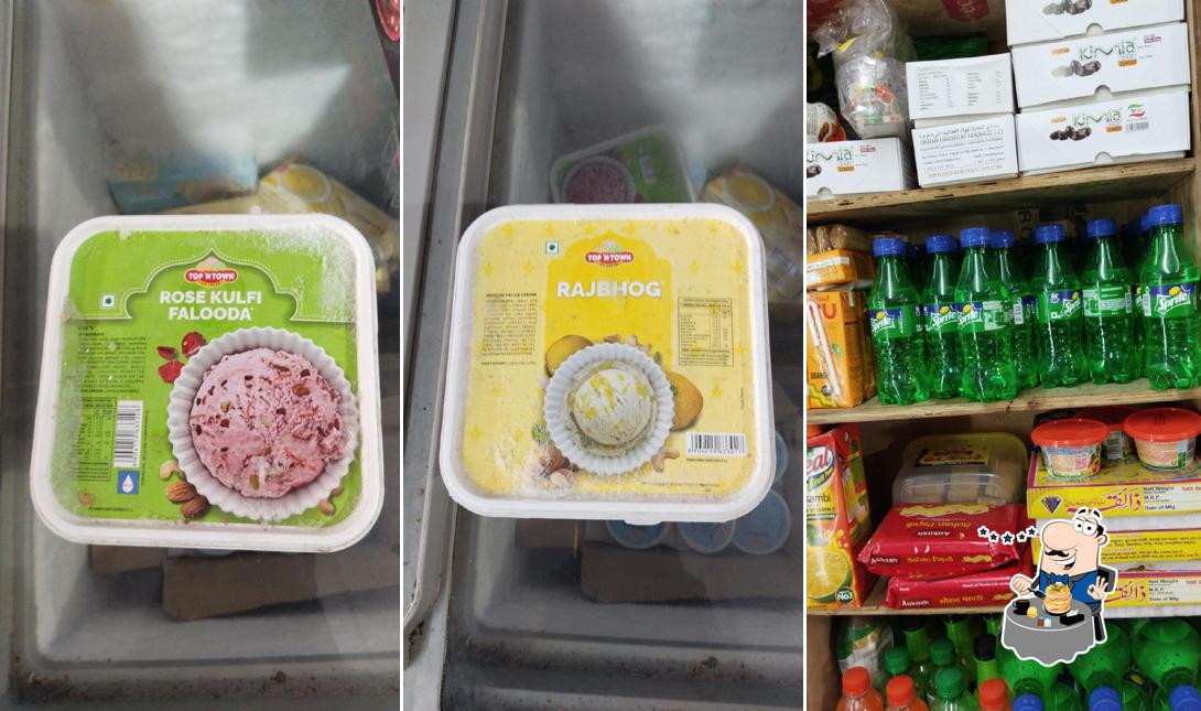 Food at Ashrafi and lucky backery