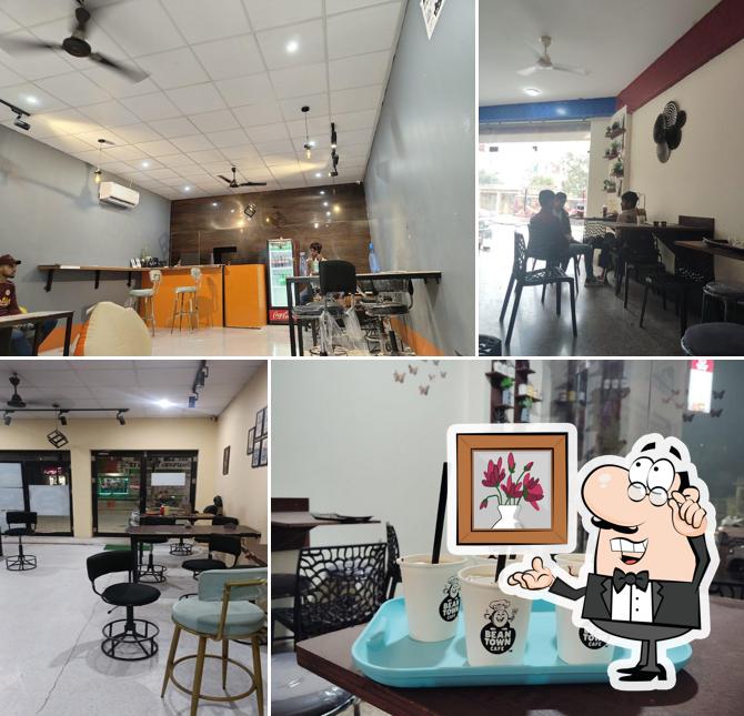 The interior of Bean town cafe