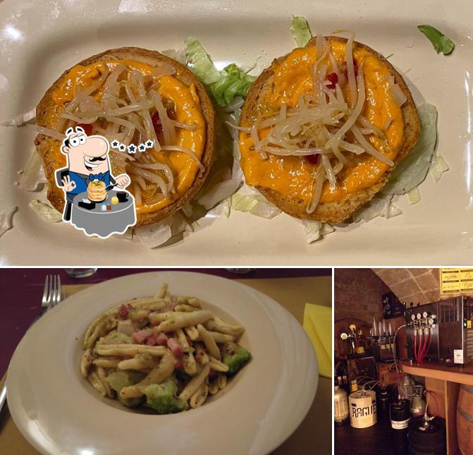 Questa è la foto che mostra la cibo e bancone da bar di Infermento