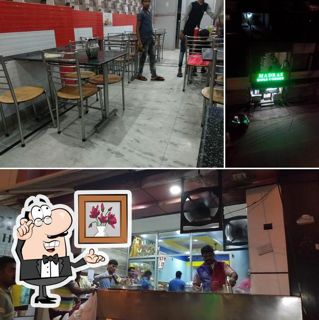 The interior of Madras Dosa Corner