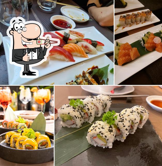 Scegli le varie opzioni di sushi