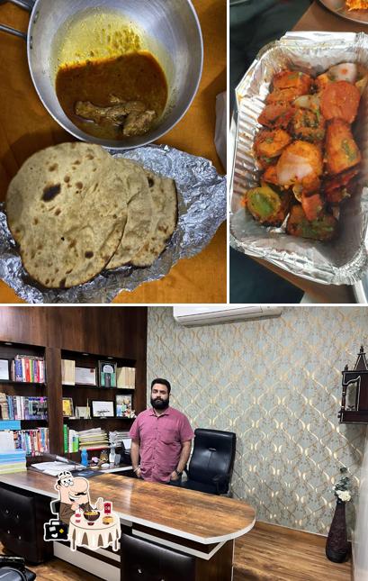 The image of food and interior at Tandoori Junction