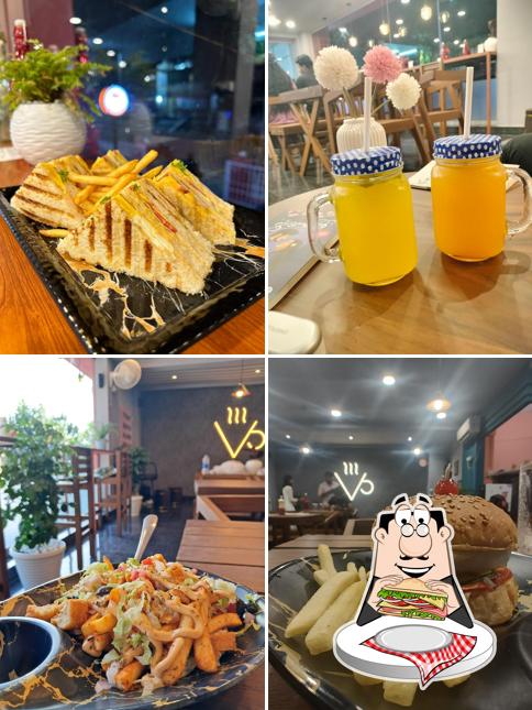 Club sandwich at Vintage Cafe