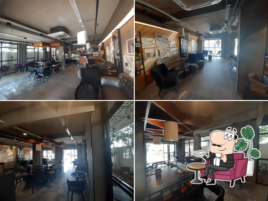 The interior of Café Coffee Day