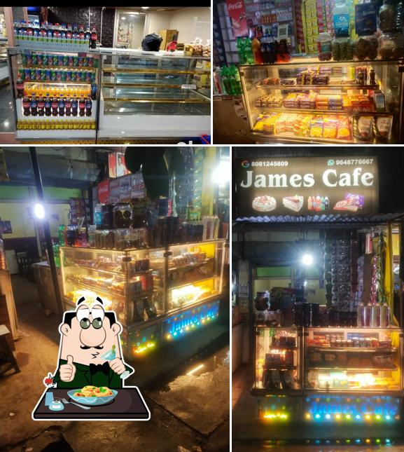 Among various things one can find food and interior at jems cafe