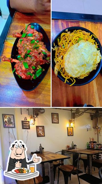Among various things one can find food and interior at D - जोकर Chinese Restaurant
