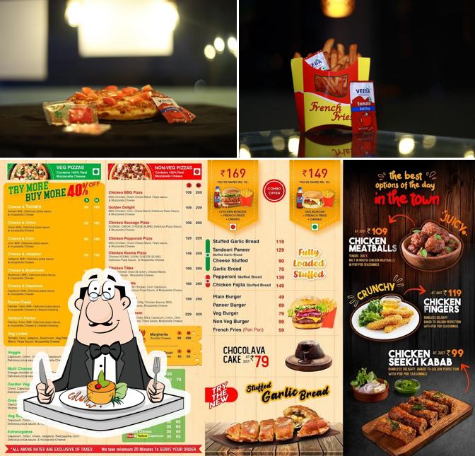 Food at Delight Pizza
