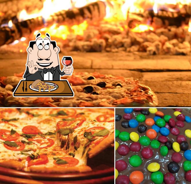 Escolha pizza no Di Capri Pizzaria Boituva