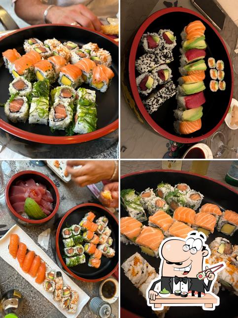 Ordina le varie opzioni di sushi