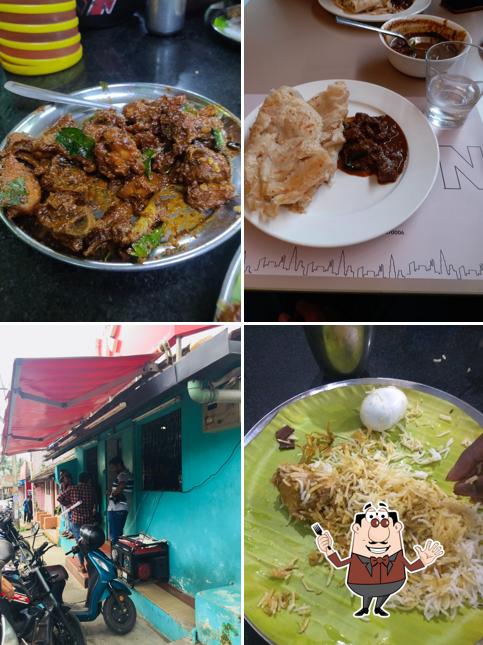 Food at NMR Biriyani House