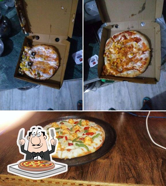 Get pizza at Pizza Town