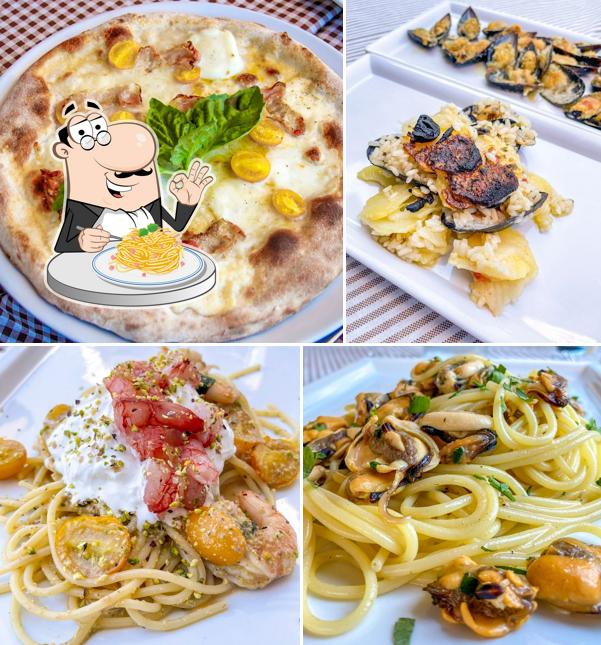 Spaghetti alla carbonara al Pizzeria Chez Jo