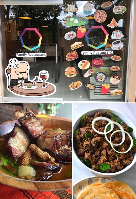 Food at 7sisters family restaurant