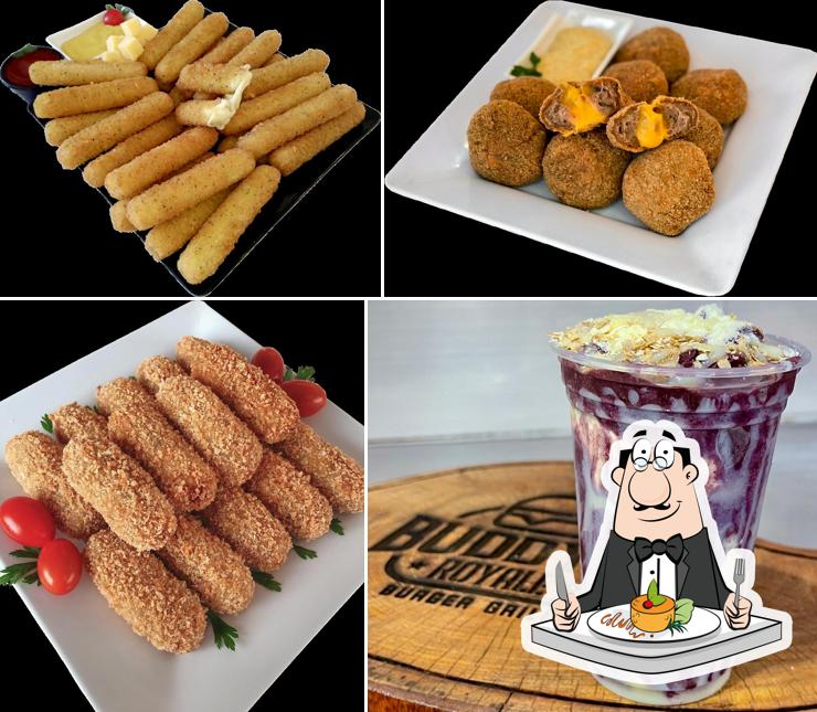 Comida em Buddy’s Royale Burger Grill
