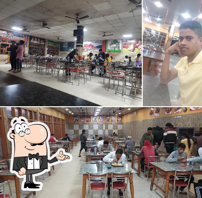 The interior of Dosti Hotel