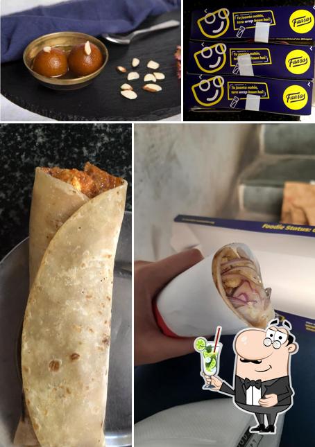Enjoy a beverage at Faasos Sadar