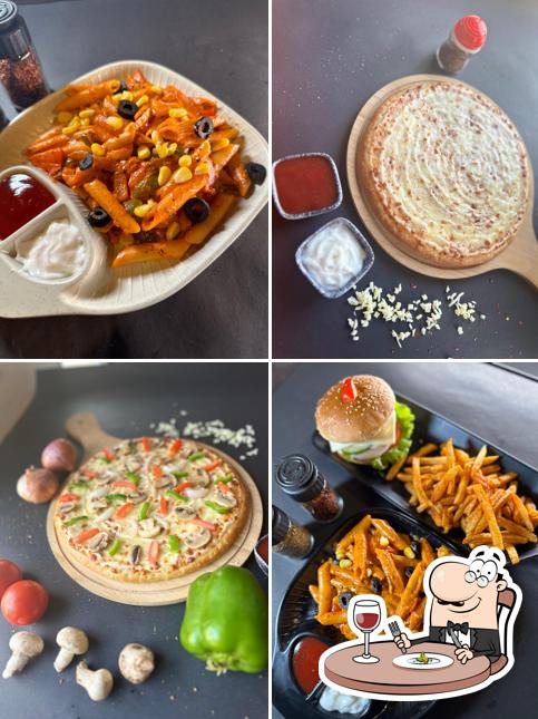 Food at La vera pizza