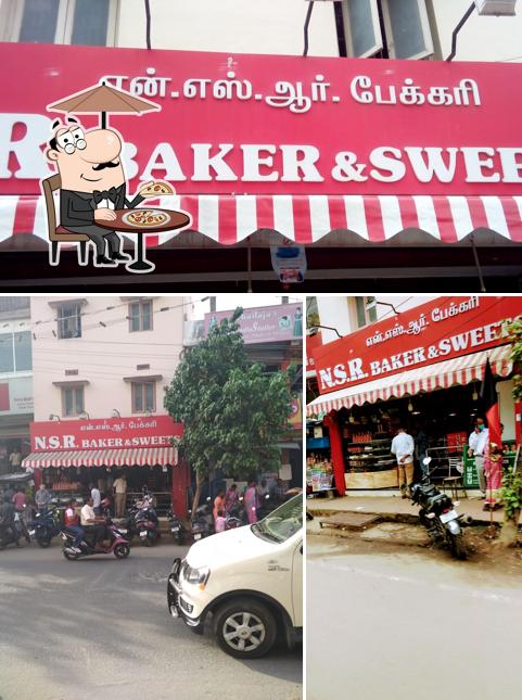 The exterior of N.S.R Bakery