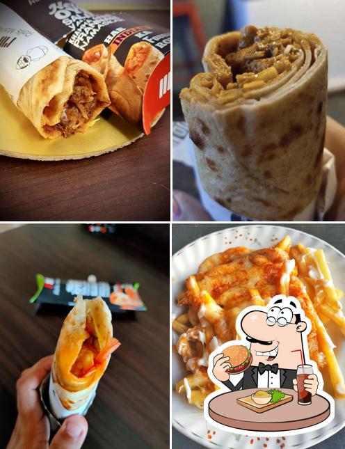 Try out a burger at Rolls Mania Goregaon (E)
