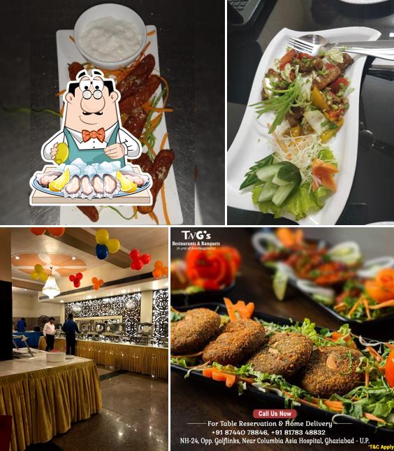 Order seafood at TnG restaurant and banquet