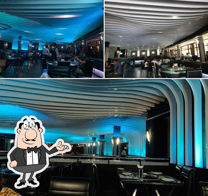 The interior of Temptations Multicuisine AC Restaurant