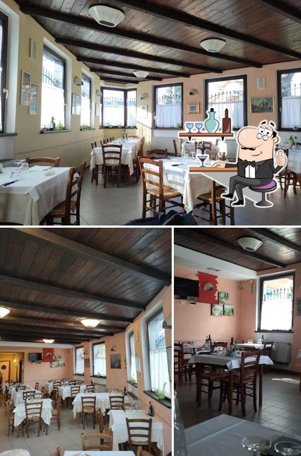 Gli interni di Trattoria Benilde