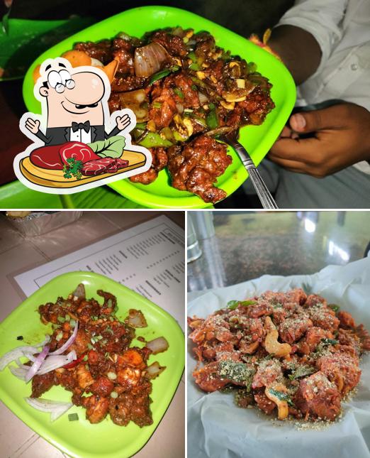 Get meat meals at 369 Food Park & Family Restaurant