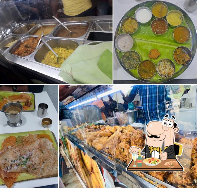 Food at Amman Vegetarian Restaurant அம்மன் சைவ உணவகம்