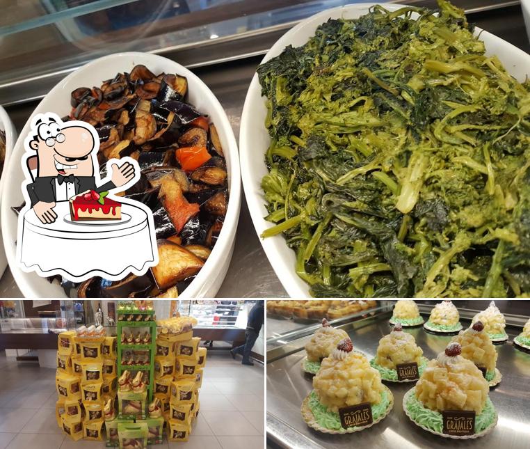 Bar Grajales Monteruscello serve un'ampia varietà di dolci