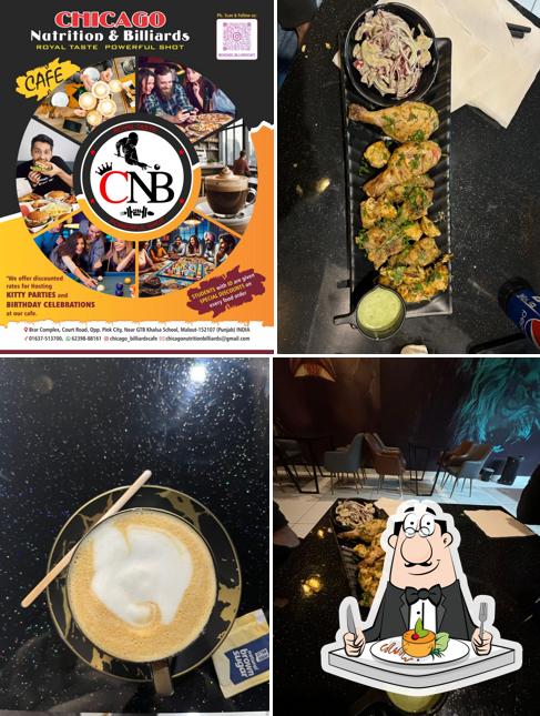 Meals at CNB Chicago Nutrition & Billiards