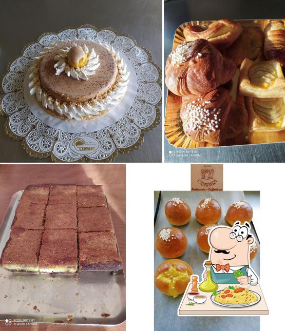 Platti al Pasticceria Campari