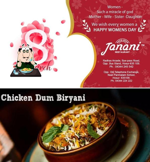 Food at Janani Garden