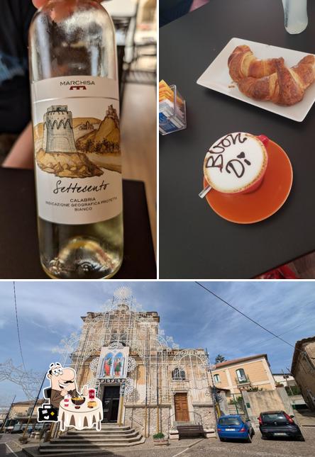 La cibo e esterno del ristorante