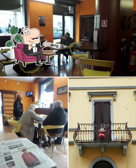 Gli interni di Papero Bar