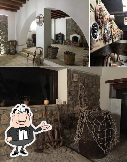 Gli interni di Casale Casba Tenuta La Greca