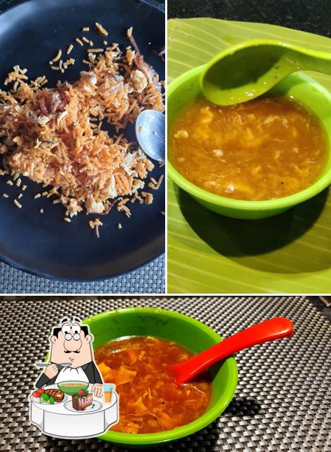 Hot and sour soup at Fresh N Tasty