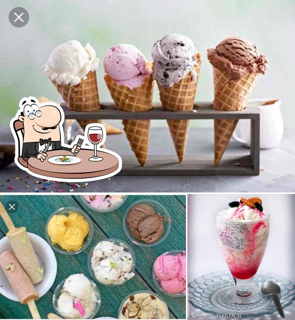 Food at Hari Om Ice Cream & Falooda Cake Corner
