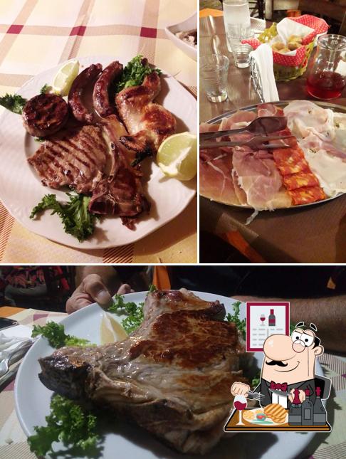 Ordina i un pasto a base di carne a Ristorante Pizzeria Maneggio Cavallica Ranch