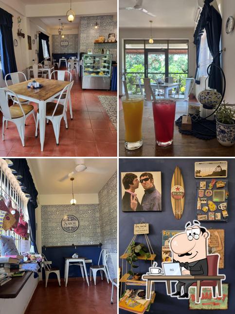 The interior of Sabor Cafe