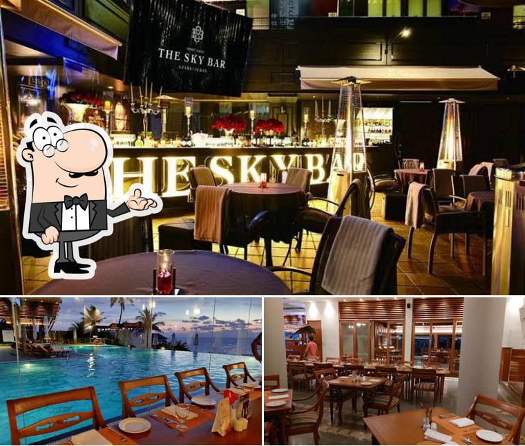 The interior of The Sky Bar