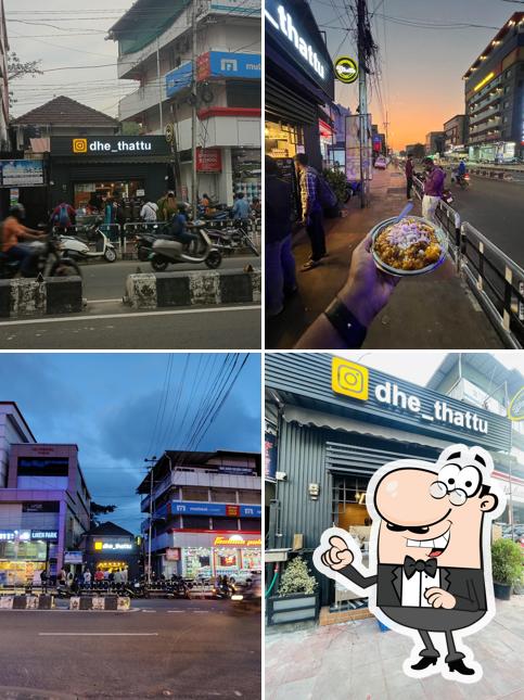 The exterior of dhe Thattu Family Restaurant