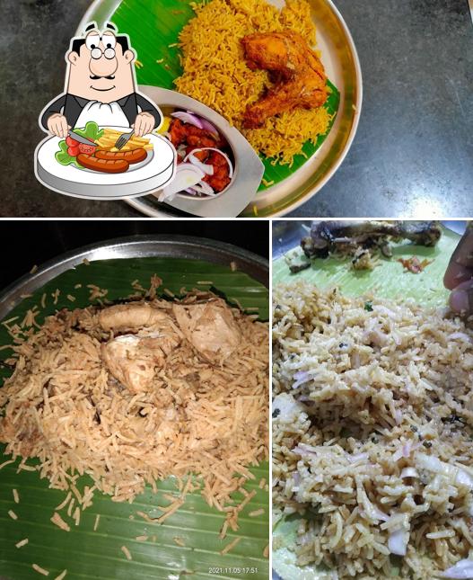 Food at Hyderabad Biriyani