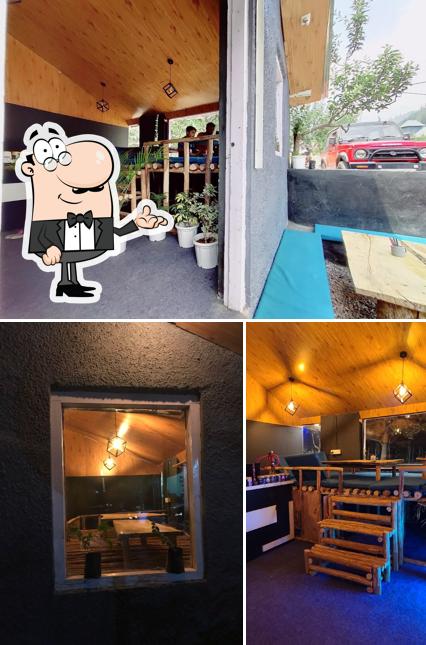The interior of Cafe Out Manali (By First Indian Camper)