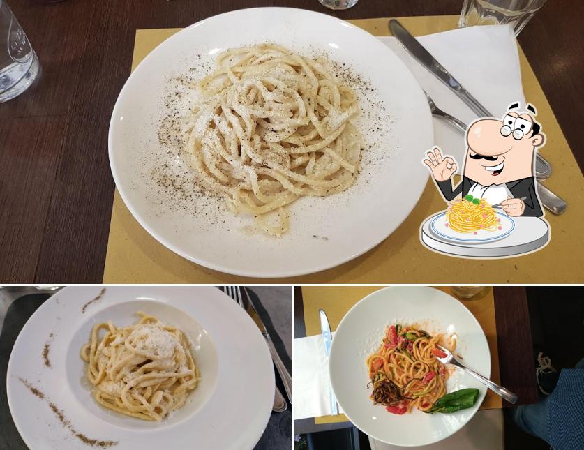 Spaghetti alla carbonara al Est Artigiani del Gusto